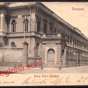 ah7382 - CARTOLINA D'EPOCA - Piacenza Città - Rione Pietro Giordani