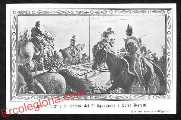 ah5935 - CARTOLINA  D'EPOCA - Pavia Città - Squadrone a Torre Berretti
