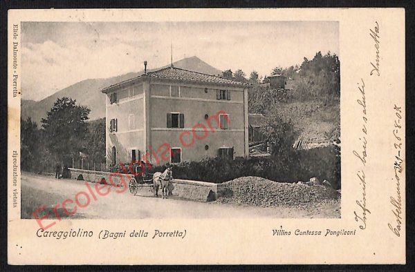 ae2809 - CARTOLINA  D'EPOCA - Bologna Provincia - Careggiolino  1907