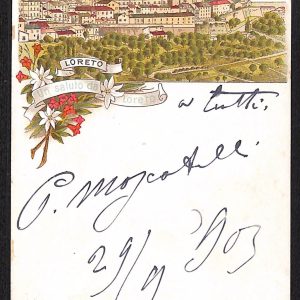 ad9780 - CARTOLINA  D'EPOCA - Ancona Provincia - Loreto  1903