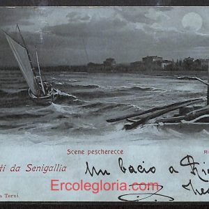 ad9815 - CARTOLINA  D'EPOCA - Ancona Provincia - Senigallia   1902