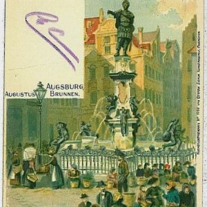 33857 - Ansichtskarten VINTAGE POSTCARD: GERMANY Deutschland -  Augsburg  1899