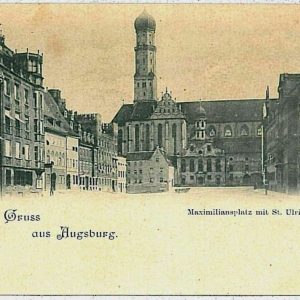 33856 - Ansichtskarten VINTAGE POSTCARD: GERMANY Deutschland -  Augsburg  GRUSS