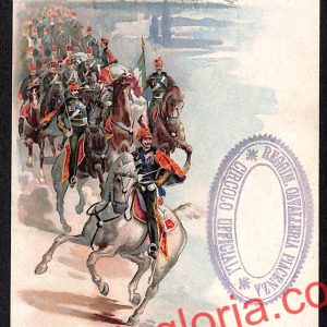 ah7393 - CARTOLINA D'EPOCA - Piacenza Città - Ussari di Piacenza