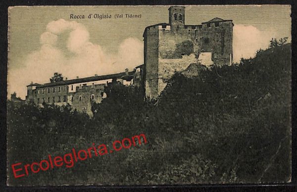 ah7396 - CARTOLINA D'EPOCA - Piacenza Città - Rocca d' Olgisio