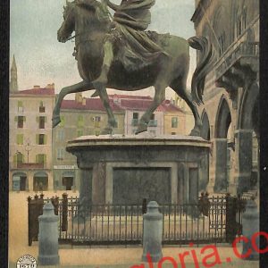 ah7397 - CARTOLINA D'EPOCA - Piacenza Città - Monumento di Ranuzio Farnese