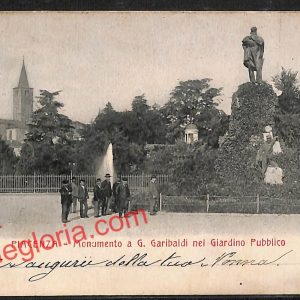 ah7400 - CARTOLINA D'EPOCA - Piacenza Città - Monumento a G. Garibaldi