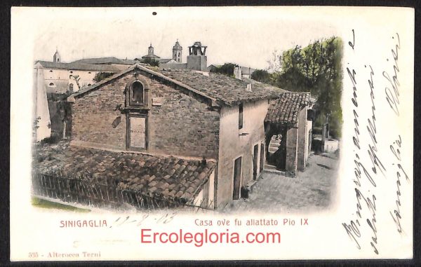 ad9826 - CARTOLINA  D'EPOCA - Ancona Provincia - Senigallia   1903