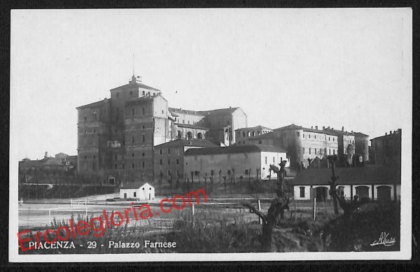 ah7402 - CARTOLINA D'EPOCA - Piacenza Città - Palazzo Farnese
