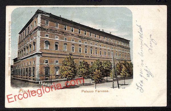 ah7403 - CARTOLINA D'EPOCA - Piacenza Città - Palazzo Farnese