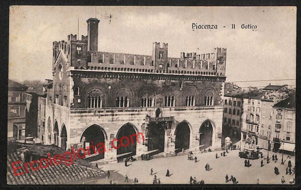 ah7405 - CARTOLINA D'EPOCA - Piacenza Città - Il Gotico