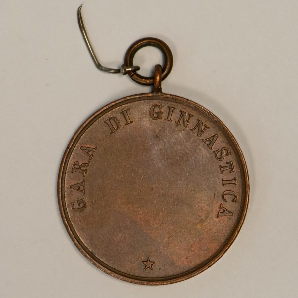 NA0162 - Medaglia Italia Regio Esercito Italiano Gara Di Ginnastica 1900 - 1909 - immagine 2