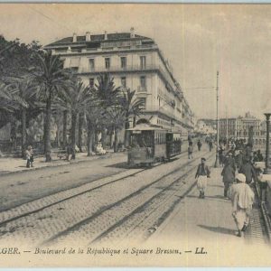80072 - ALGERIA  Algérie -  Carte postal VINTAGE POSTCARD -  ALGER:  Tram !