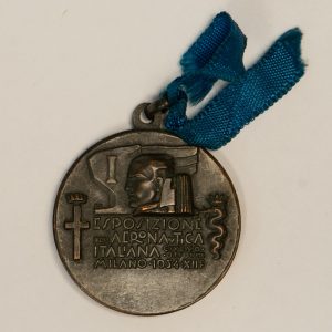 NA0164 - Medaglia Italia Esposizione Dell' Aeronautica Italiana Milano 1934