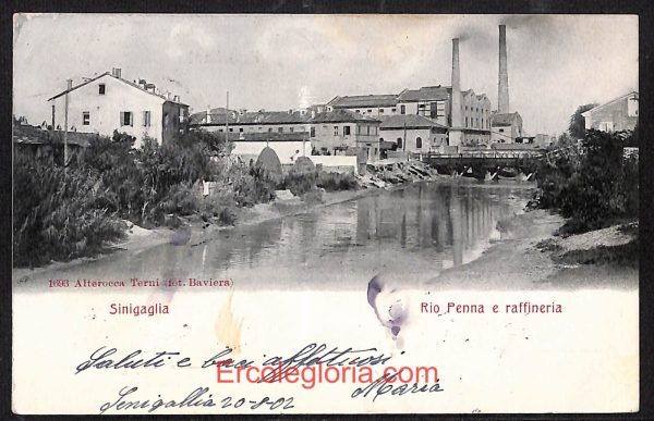 ad9830 - CARTOLINA  D'EPOCA - Ancona Provincia - Sinigaglia  1902