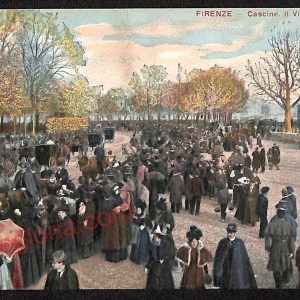 ae6389 - CARTOLINA D'EPOCA -  Firenze Città - Il Viale della Regina