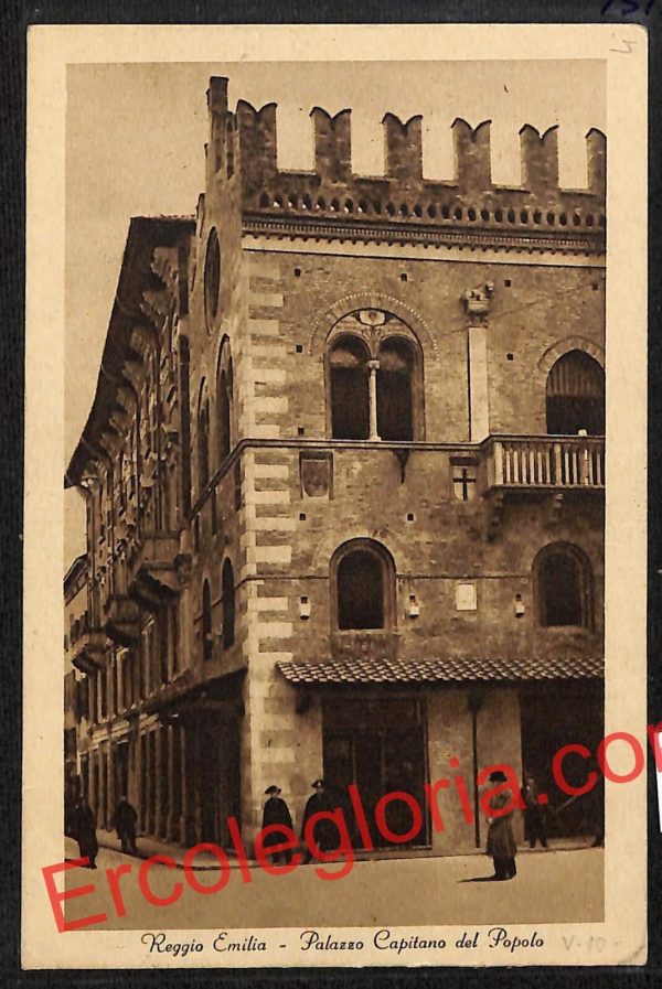 ah9674 - CARTOLINA D'EPOCA - Reggio Emilia Città - Palazzo Capitano del Popolo