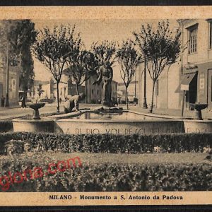 ag9071 - CARTOLINA D'EPOCA - Milano Città - Monumento a S. Antonio di Padova