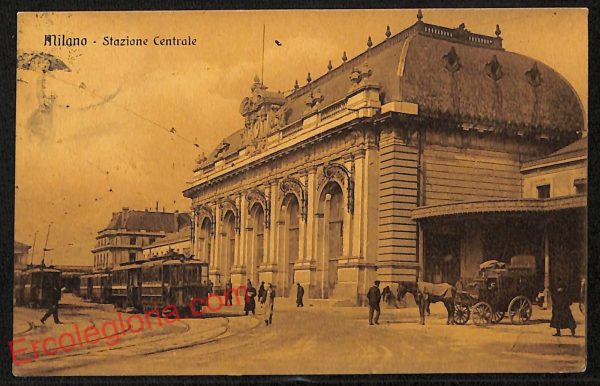 ag9072 - CARTOLINA D'EPOCA - Milano Città - Stazione Centrale