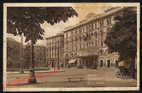 ag9074 - CARTOLINA D'EPOCA - Milano Città - Uniore Cooperativa