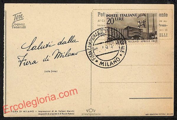 ag9076 - CARTOLINA D'EPOCA - Milano Città - Fiera di Milano - immagine 2