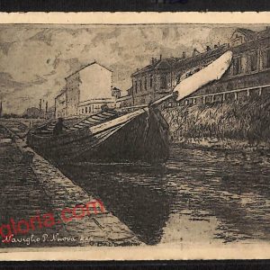 ag9077 - CARTOLINA D'EPOCA - Milano Città - Naviglio
