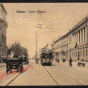 ag9078 - CARTOLINA D'EPOCA - Milano Città - Corso Venezia