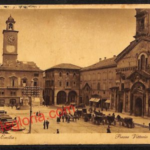ah9679 - CARTOLINA D'EPOCA - Reggio Emilia Città - Piazza Vittorio Emanuele