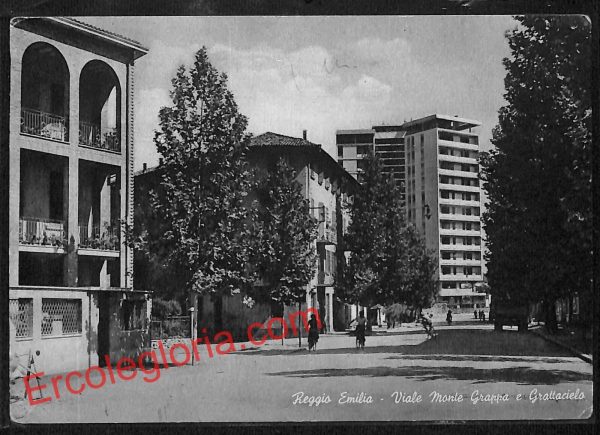 ah9682 - CARTOLINA D'EPOCA - Reggio Emilia Città - Viale Monte Grappa