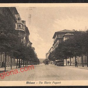 ag9090 - CARTOLINA D'EPOCA - Milano Città - Via Mario Pagano
