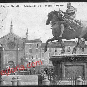 ah7407 - CARTOLINA D'EPOCA - Piacenza Città - Monumento a Ranuzio Farnese