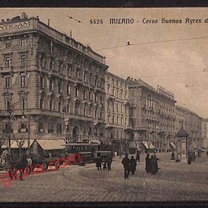 ag9100 - CARTOLINA D'EPOCA - Milano Città - Corso Buenos Ayres
