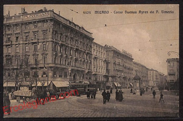 ag9100 - CARTOLINA D'EPOCA - Milano Città - Corso Buenos Ayres