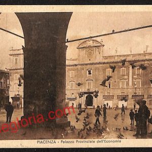 ah7411 - CARTOLINA D'EPOCA -Piacenza Città - Palazzo Provinciale dell'  Economia
