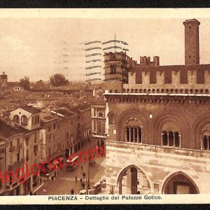 ah7416 - CARTOLINA D'EPOCA - Piacenza Città - Palazzo Gotico
