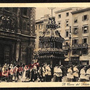 ae6406 - CARTOLINA D'EPOCA -  Firenze  Città - Il Carro del Sabato Santo