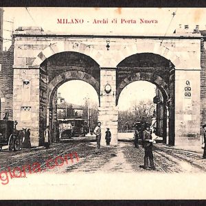 ag9102 - CARTOLINA D'EPOCA - Milano Città - Archi di Porta Nuova