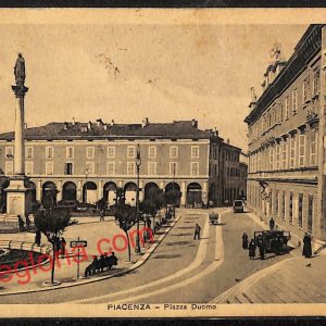 ah7418 - CARTOLINA D'EPOCA - Piacenza Città - Piazza Duomo