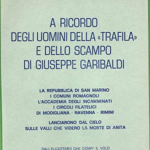 ZA1748 - VOLANTINO COMMEMORATIVO D'epoca - SAN MARINO Rimini MODIGLIANA 1976