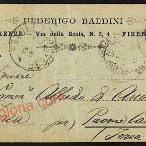 ae6409 - CARTOLINA D'EPOCA -  Firenze  Città - Ulderigo Baldini