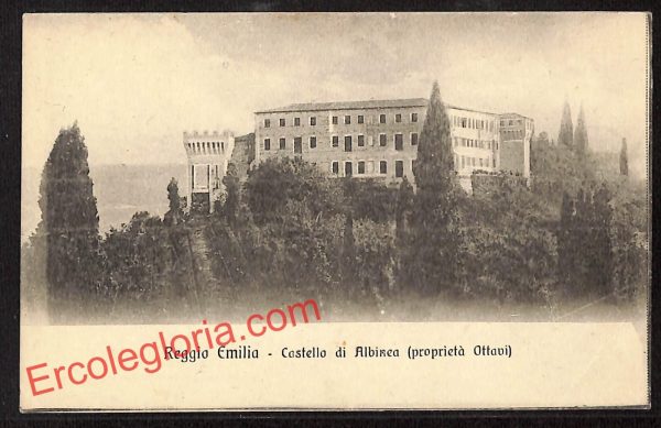ah9689 - CARTOLINA D'EPOCA - Reggio Emilia Città - Castello di Albinea