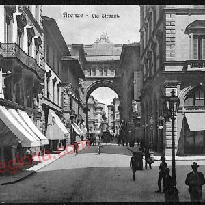 ae6421 - CARTOLINA D'EPOCA -  Firenze  Città - Via Strozzi