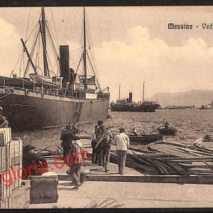 ag8715 - CARTOLINA D'EPOCA - Messina Città - Veduta del Porto