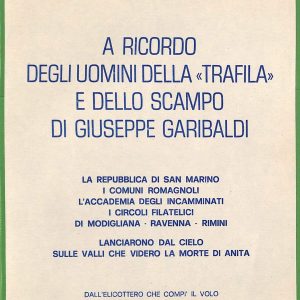 ZA1749 - VOLANTINO COMMEMORATIVO D'epoca - SAN MARINO Rimini MODIGLIANA 1976