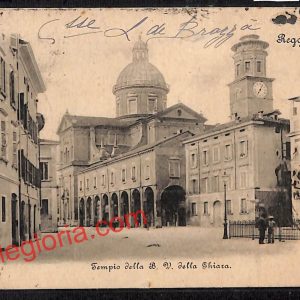ah9715 - CARTOLINA D'EPOCA - Reggio Emilia Città - Tempio della B. V. Ghiara