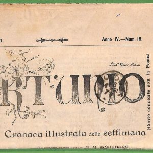ZA1757 - GIORNALE D'epoca - Giugno 1891   FORTUNIO Cronaca Illustrata  NAPOLI