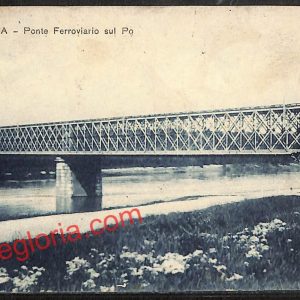 ah7420 - CARTOLINA D'EPOCA - Piacenza Città - Ponte Ferroviario sul Po