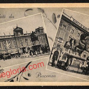 ah7422 - CARTOLINA D'EPOCA - Piacenza Città - Banco di Roma
