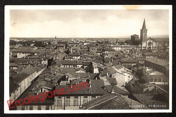 ah7436 - CARTOLINA D'EPOCA - Piacenza Città - Panorama