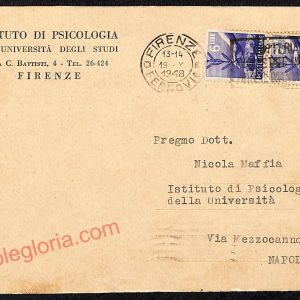 ae6448 - CARTOLINA D'EPOCA -  Firenze  Città - Istituto di Psicologia